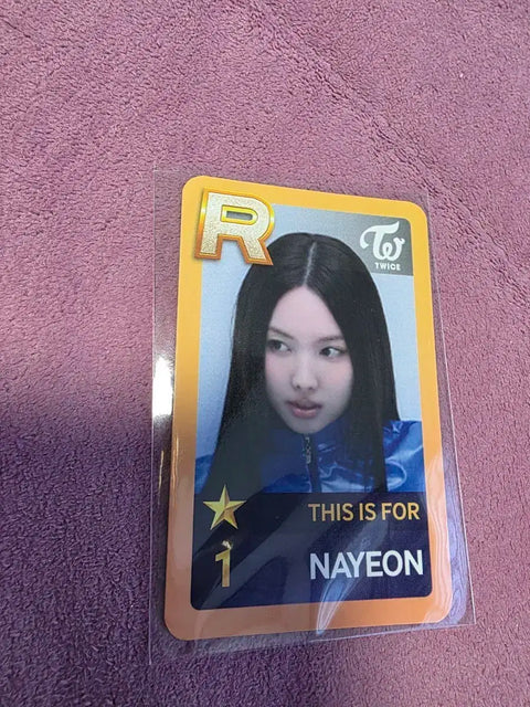 TWICE This is for Concert Superstar JYPNATION Mission Photocard Nayeon