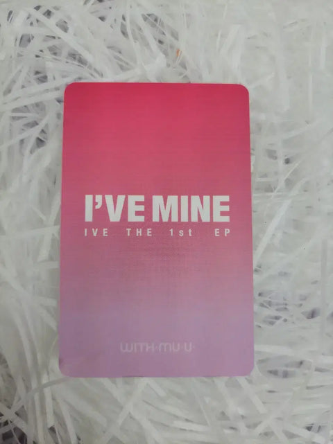 IVE Mine Withmuu Lucky Draw Rei photocard transfer