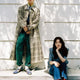 Transfer of Elle featuring actor Park Jung-min and novelist Kim Keum-hee in a photoshoot and interview.