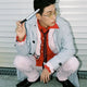 Transfer of Elle featuring actor Park Jung-min and novelist Kim Keum-hee in a photoshoot and interview.