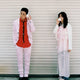 Transfer of Elle featuring actor Park Jung-min and novelist Kim Keum-hee in a photoshoot and interview.