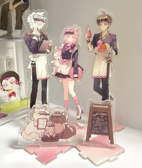Danganronpa Nanami Komaeda Hinata Acrylic Stand Set