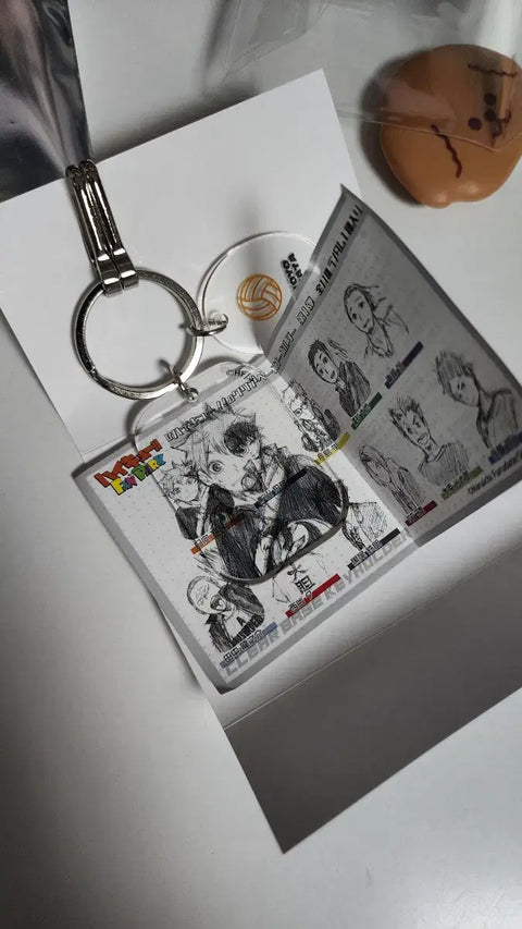 Haikyuu Fan Park Original Art Acrylic Keyring Hinata