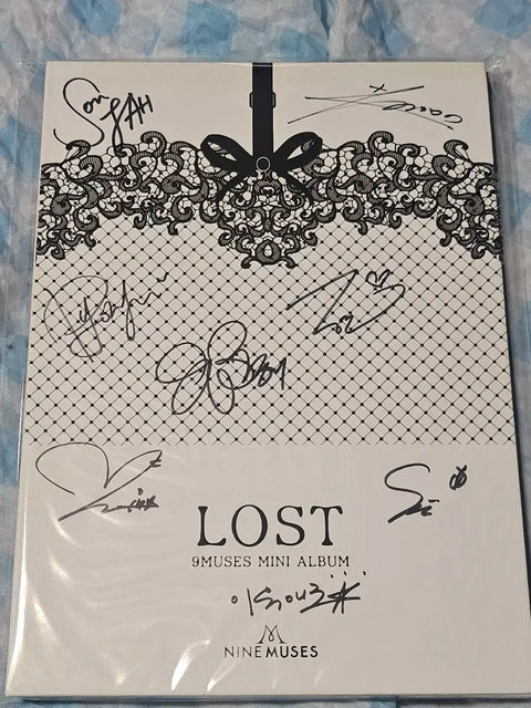 NINE MUSES Unreleased Autographed Album Hwa