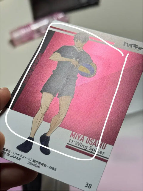Haikyu Osamu Wafer Card Itajaga Bakooca Goods Inarizaki
