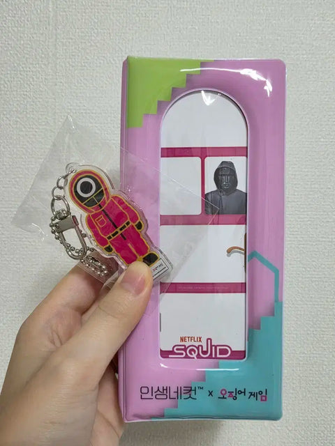 Life4Cut x Squid Game Collect Book Album + Keychain Set