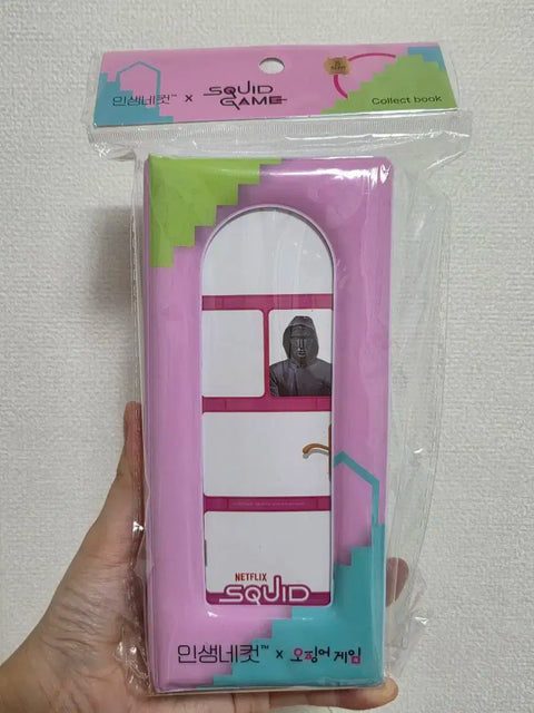 Life4Cut x Squid Game Collect Book Album + Keychain Set