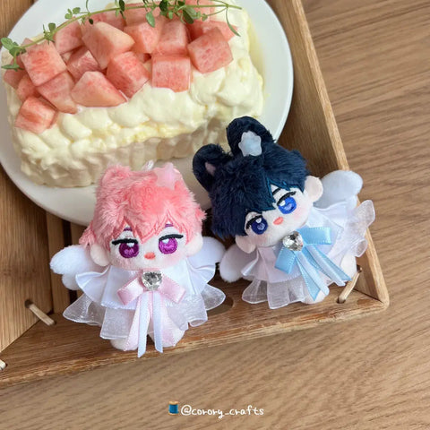 5cm doll clothes angel wing cape star head accessory angel cape set custom color available