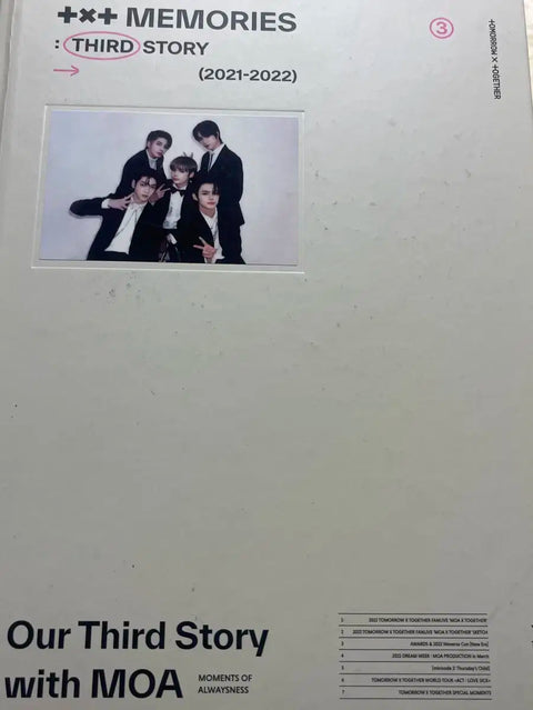 TOMORROW X TOGETHER MEMORIES