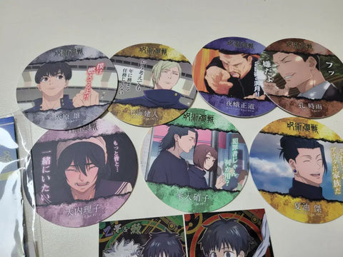 (Bulk) Jujutsu Kaisen Movie Hidden Inventory/Premature Death Coaster Sticker Ramune Yuta Gojo Geto Nanami