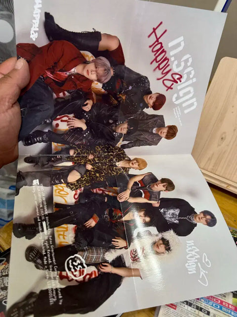 N.SSign Mini Album Vol. 2 Signed Album Happy & Ver. + Photocards and Other Goods