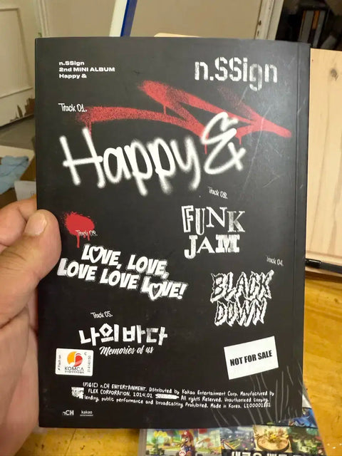 N.SSign Mini Album Vol. 2 Signed Album Happy & Ver. + Photocards and Other Goods