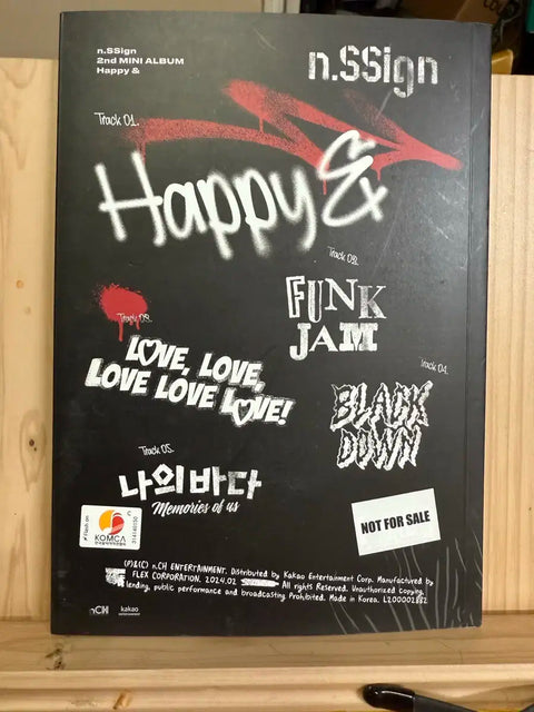 N.SSign Mini Album Vol. 2 Signed Album Happy & Ver. + Photocards and Other Goods