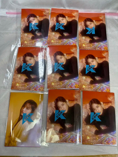 Girl group Everglow real photo 6-piece set, flaw O, Fuji Color