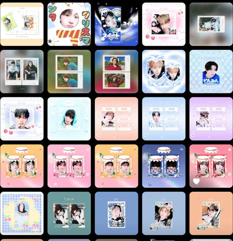 Over 3x more 보이넥스트도어 (BOYNEXTDOOR) unofficial goods lucky box photocard purikura Riwoo Yi Han Woonhak