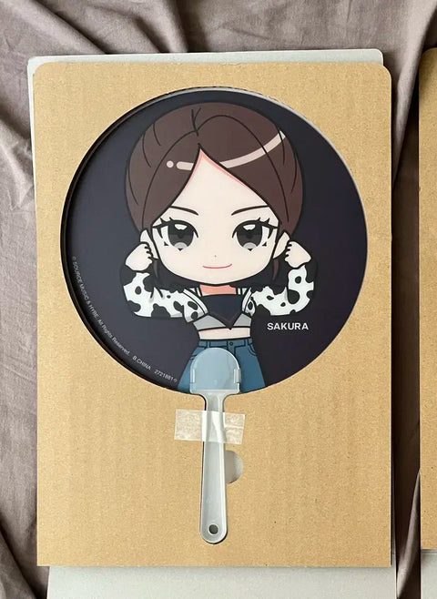 LE SSERAFIM Sakura Gashapon Clear Fan