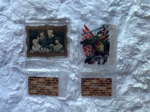 Attack on Titan Kuji Acrylic Stands - Bulk Sale