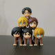 Attack on Titan Gymnastics Figure Levi Eren Armin Mikasa Sasha Christa Bundle