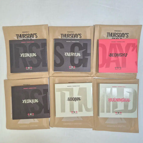 URGENT SALE) TXT gbgb Individual Version Album Disposal Yeonjun Soobin Beomgyu Taehyun Hueningkai