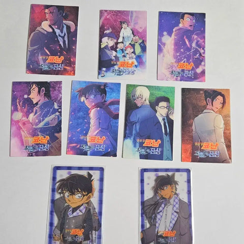 Detective Conan: The Scarlet Alibi Lenticular Card and Transparent Card Full Set