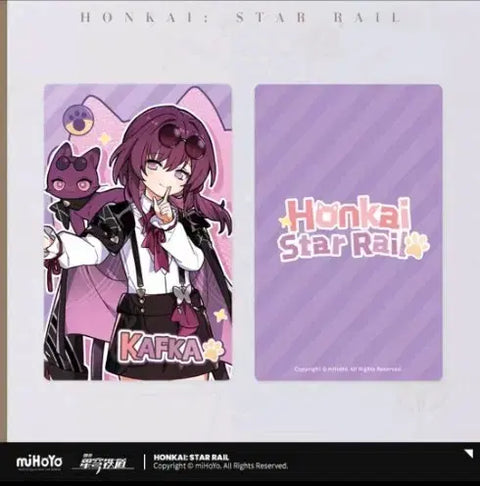 Honkai Star Rail Little Meowmeow Series Kafka Photocard Unopened for Sale