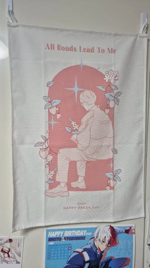 T1 Faker Birthday Fabric Poster Tapestry