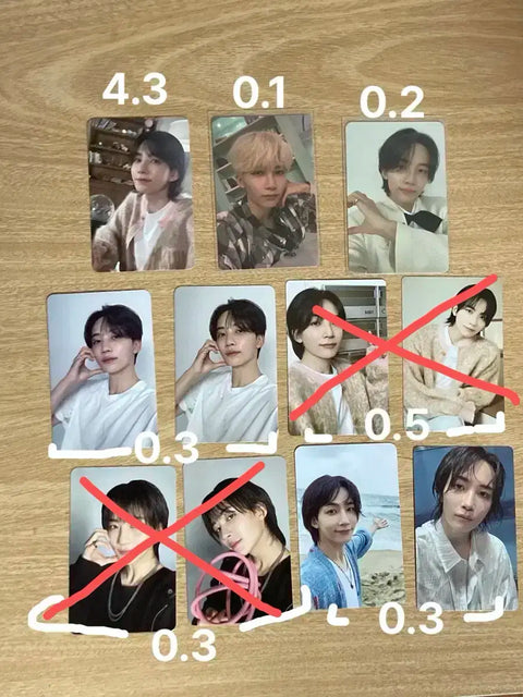 SEVENTEEN Jeonghan photocard transfer