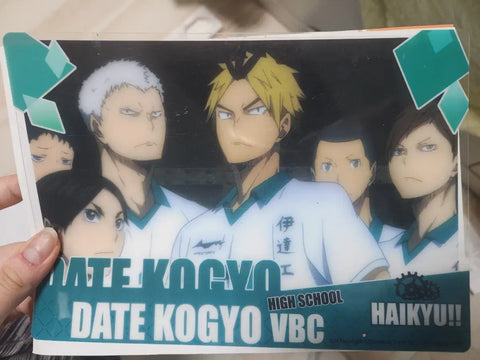 Haikyuu!! Illustration Clear Poster Mini Date Tech Haikyuu!! Puzzle