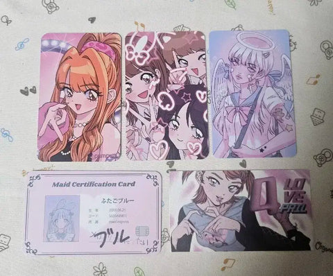 5 kinds of illustration photo card goods