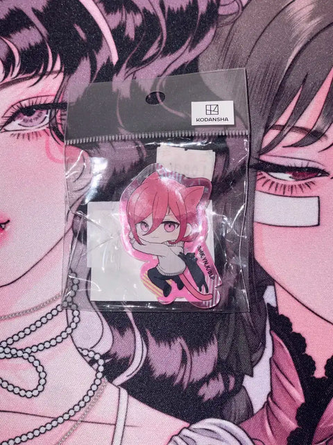 Blue Lock Chigiri Hyoma Cat Acrylic Clip Badge