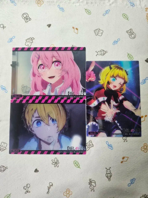 My favorite character's clear card, 3 cards as a set