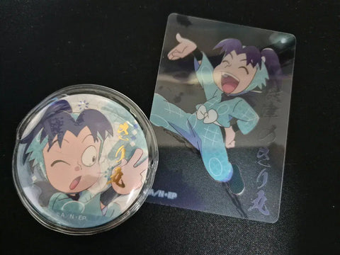 Nintama Kirimaru Badge and Photocard Set