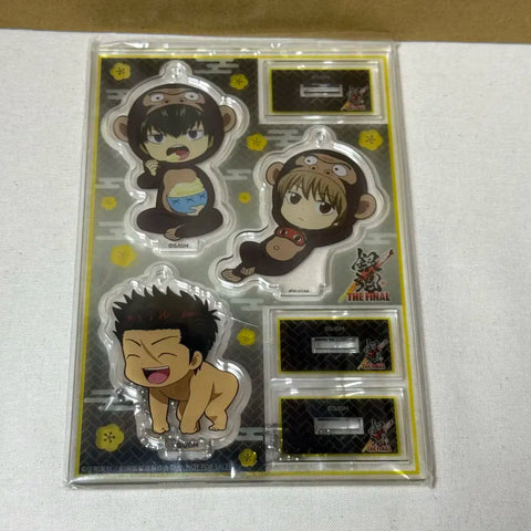 Gintama Sougo, Hijikata, Kondo Sorachi Chibi Acrylic Stand