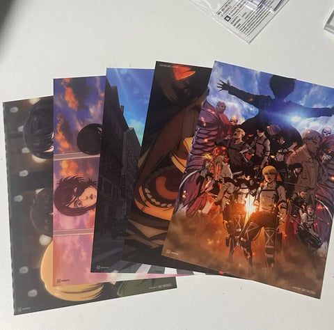 Attack on Titan movie theatrical release bonus postcard