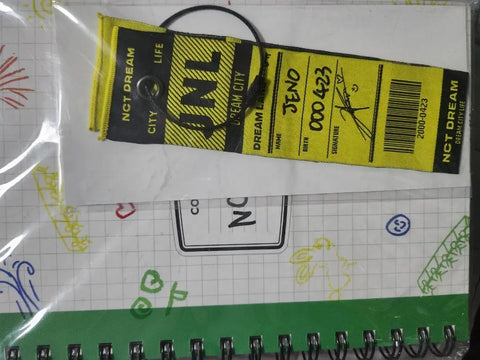 NCT Dream Jeno Commentary Book + Luggage Tag Set Transfer