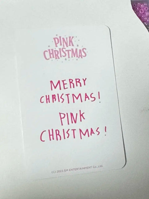 RIIZE Sohee Pink Christmas Photocard
