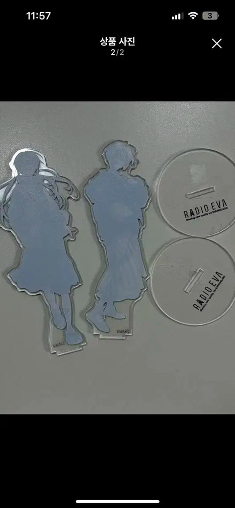 Evangelion Acrylic Stand Ayanami Rei Mari