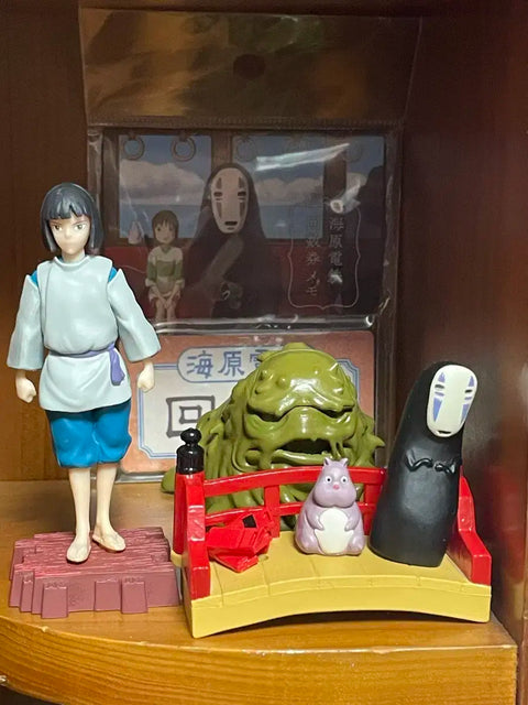 Ghibli Spirited Away Haku Figure Set + Train Ticket Bundle
