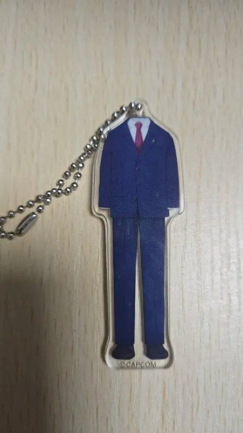Ace Attorney Phoenix Wright Suit Keychain