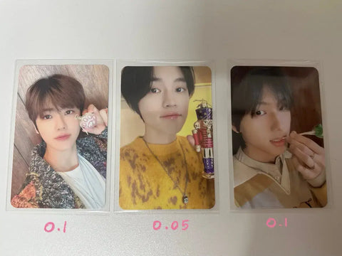 Pink Christmas Jaemin Chenle Jisung photocard NCT Dream Mark Renjun Jeno Haechan Jaemin Chenle Jisung