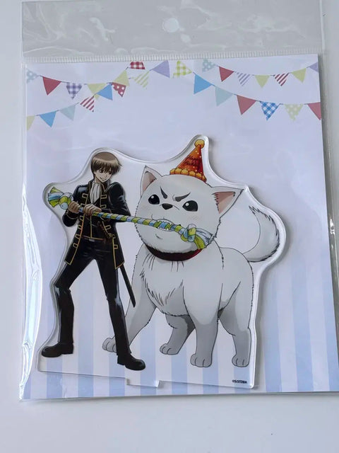 Gintama Okita Sougo Sadaharu Birthday Acrylic Stand