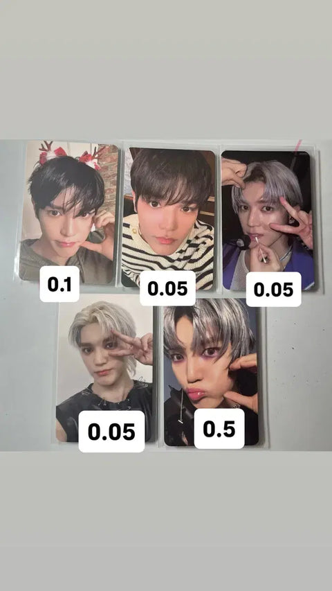NCT 127 Dream Wish Photocards Johnny Taeyong Yuta Doyoung Renjun Jeno Haechan Jaemin Chenle Jisung Jaehee