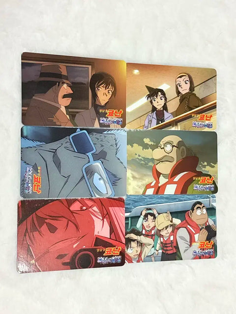 Detective Conan: Black Iron Submarine Wadiz Scene Card 6-Piece Set