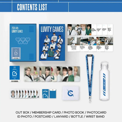 Full set of Cravity Luvity Membership Kit (4th Gen) for sale, includes photocard.