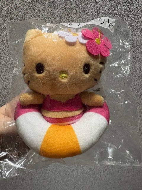 New item] Tanning Kitty Kuji 4th Prize Mascot Doll Keyring