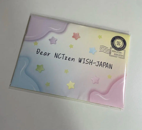 NCT WISH Natsumatsuri Letter Set Sion Riku Yushi Jaehee Ryosaku Sakuya Photocard Unreleased Group Binding