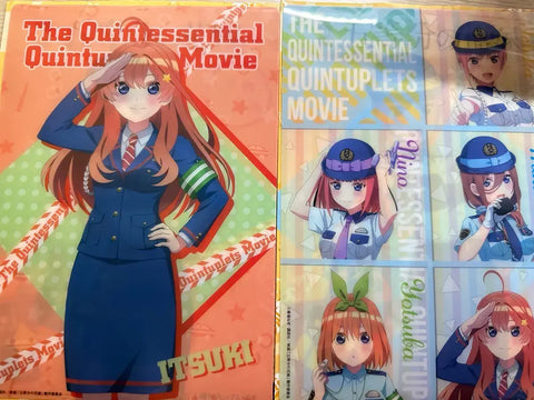 The Quintessential Quintuplets Clear Poster Itsuki for sale.