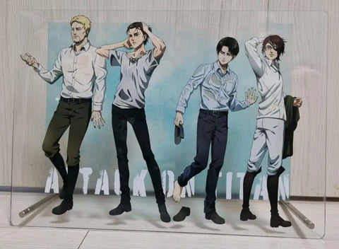 Attack on Titan A4 Acrylic Board Levi Hange Eren Reiner