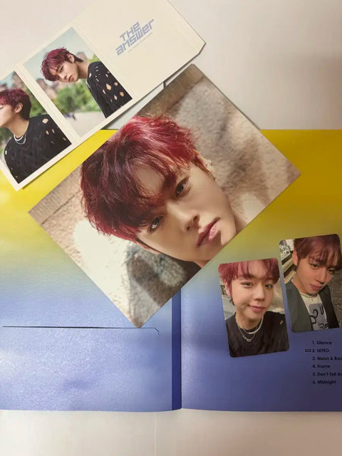 Park Jihoon The answer hello82 Signed Album Photocard for sale
