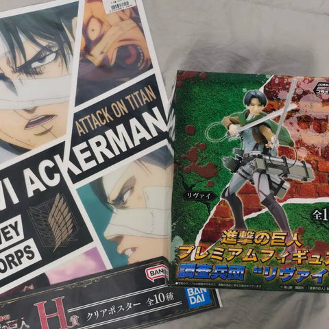 Bulk Attack on Titan Levi Figure Prize Poster